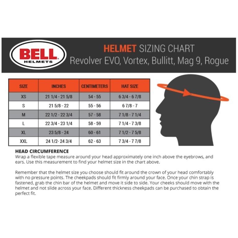 Bell bullitt sale sizing