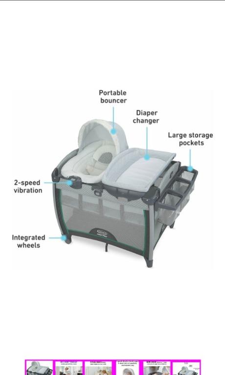 Graco pack and play new arrivals quick connect portable bouncer