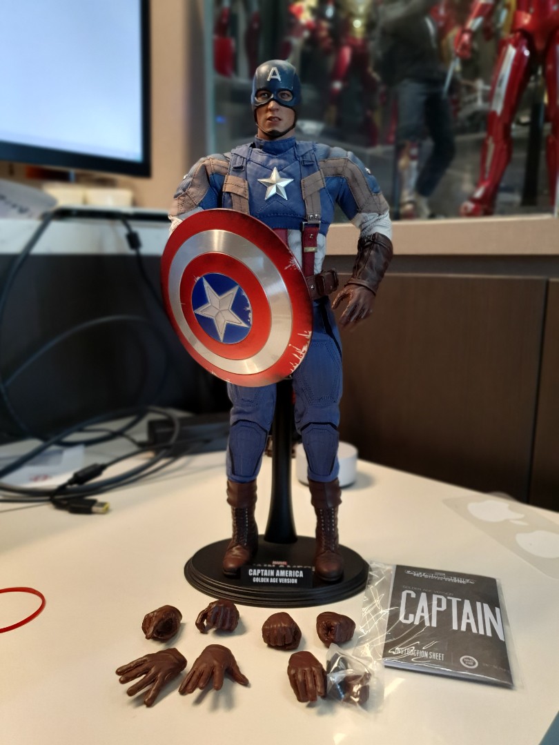 Hot toys captain america golden age store
