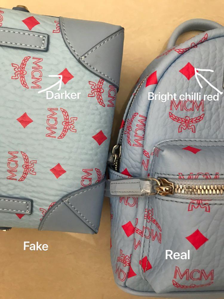 How to tell MCM bluebell fake, Women's 