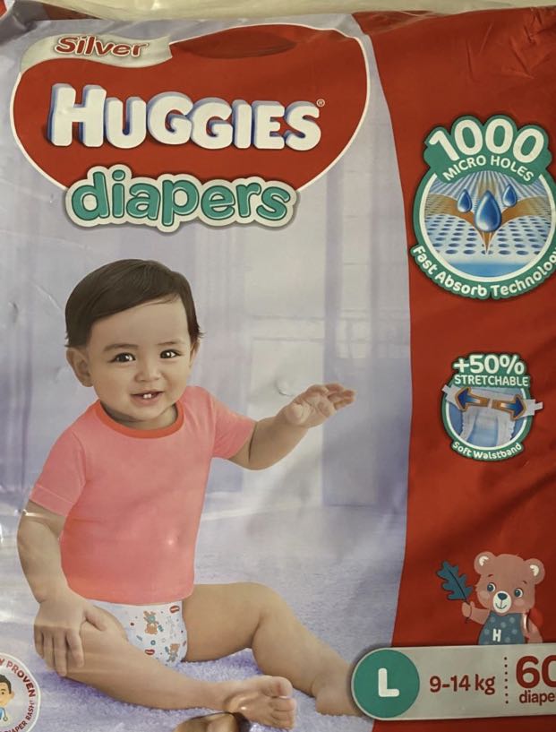 Huggies Diaper size L, Babies & Kids, Nursing & Feeding on Carousell
