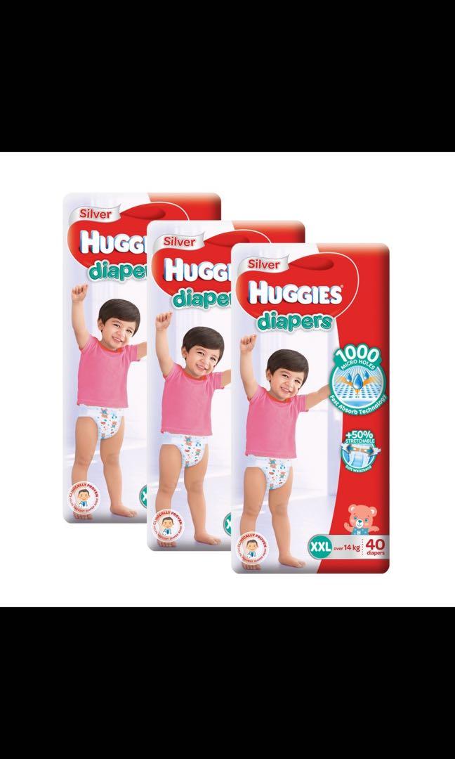huggies diapers xxl size