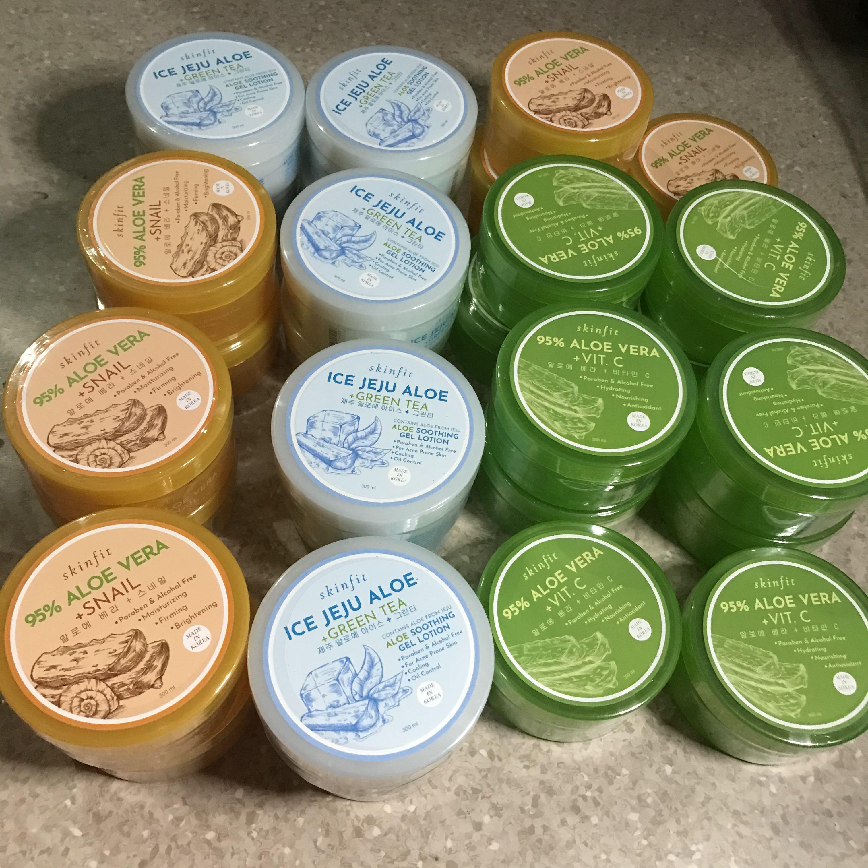 Ice Jeju Aloe Green Tea Health Beauty Skin Bath Body On Carousell