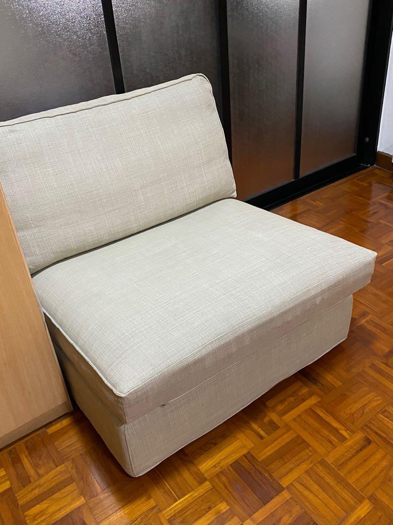ikea kivik comfortable single seater sofa chair furniture home living furniture sofas on carousell