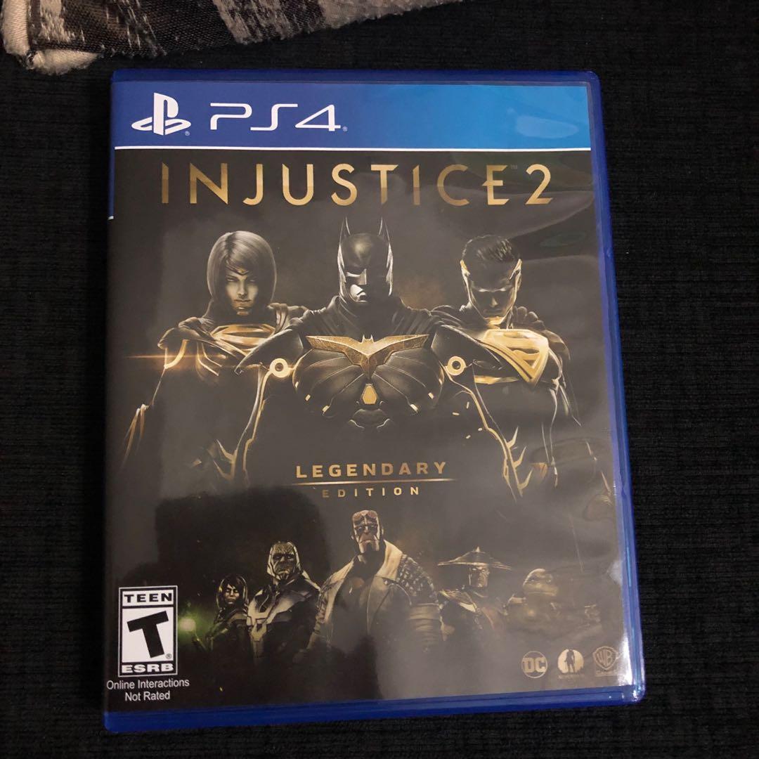 Injustice 2 Legendary Edition Ps4 Video Gaming Video Games On Carousell