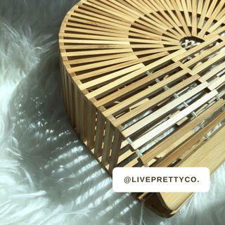 [INSTOCK] Samara Bamboo Clutch Bag Weaved Rattan