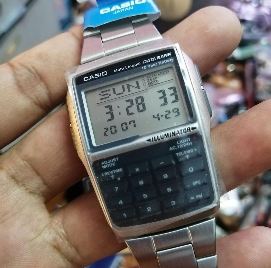 Jam CASIO DBC32D1ADF DATA BANK CALCULATOR watch Men s Fashion