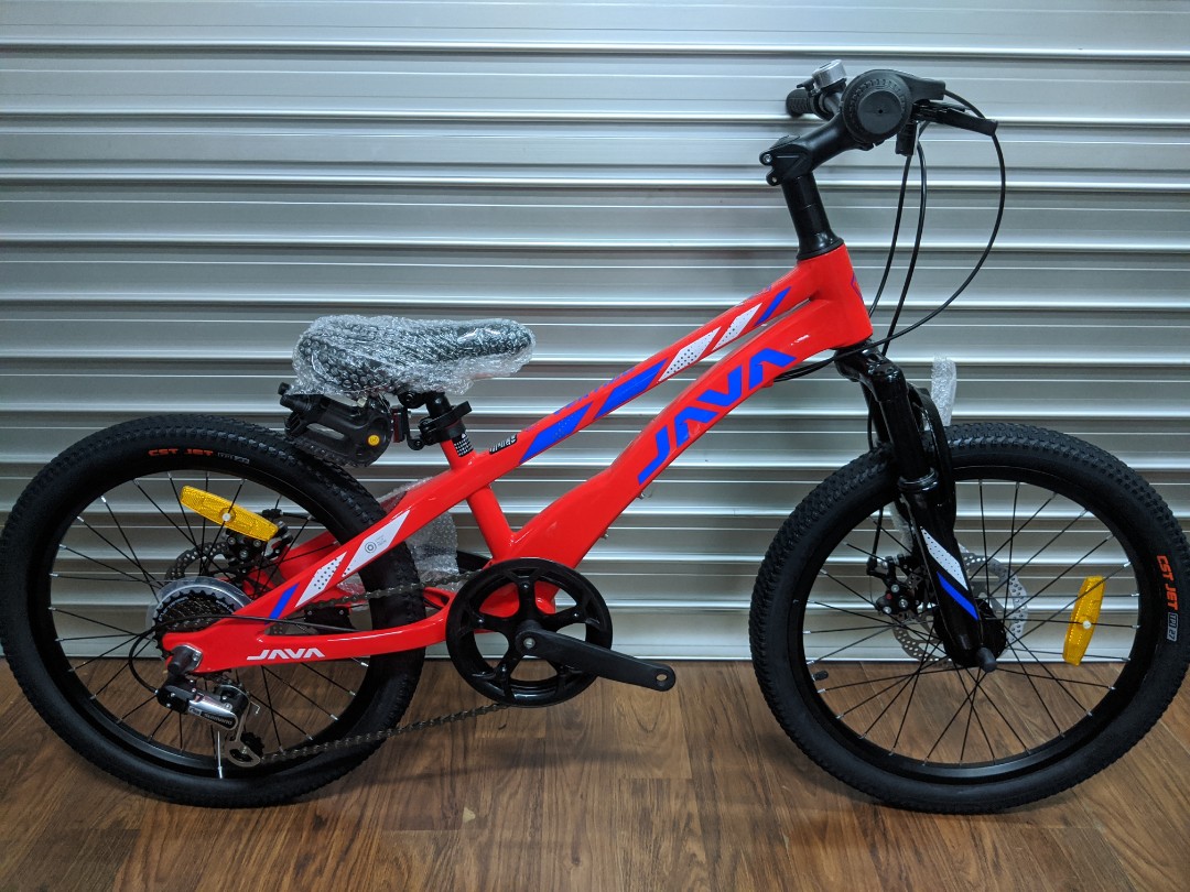 Java Vertigo 20 Mountain Bike Orange Blue White Bicycles Pmds Bicycles Mountain Bikes On Carousell