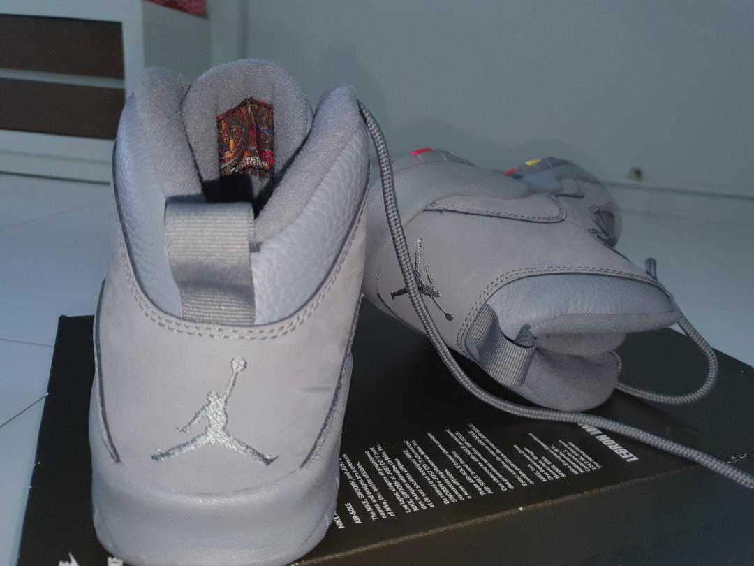 Jordan 10 retro cool grey Men s Fashion Footwear Sneakers on