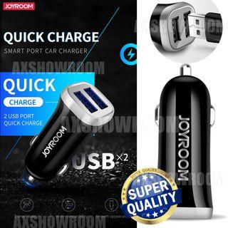 Joyroom 15W Dual USB port Fast Charge Car Charger