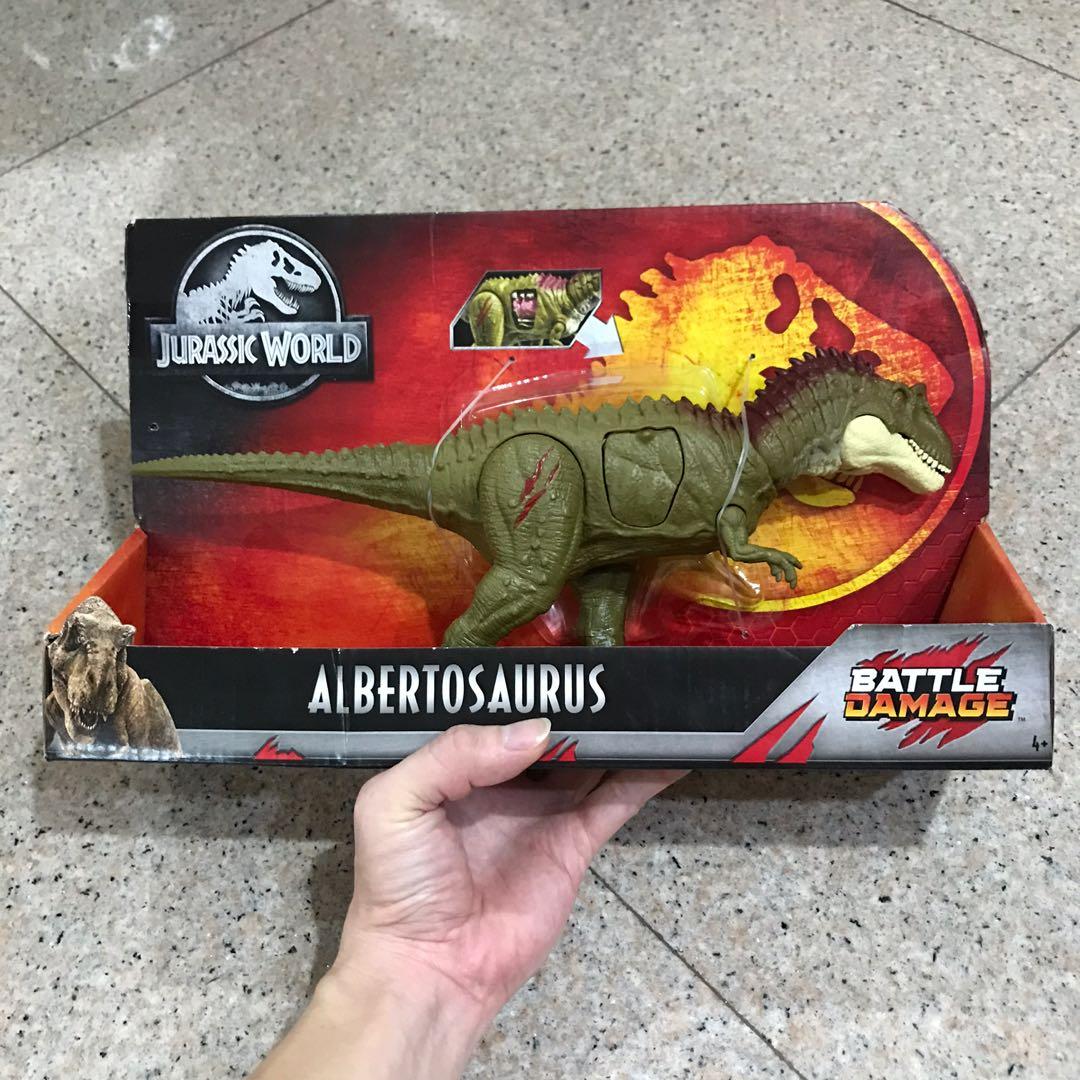 jurassic world battle damage albertosaurus