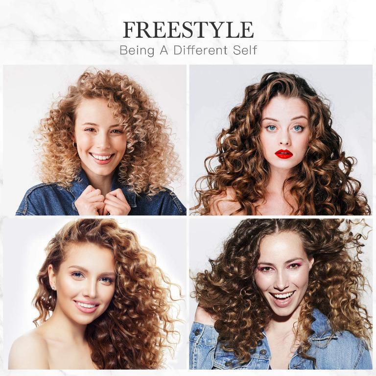 KIPOZI Thin Curling Iron, 3/10 Inch Small Curling Iron for ...