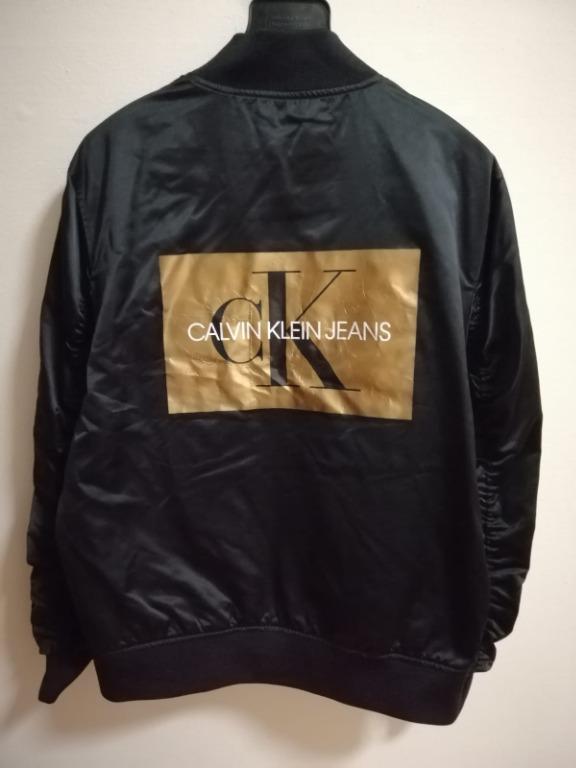 Red calvin klein jacket shop