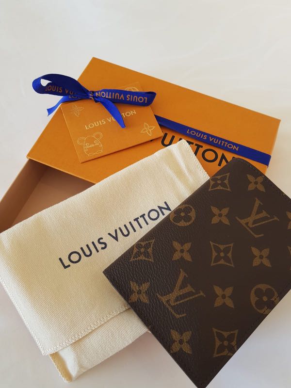 Passport cover cloth small bag Louis Vuitton Orange in Cloth - 31926861