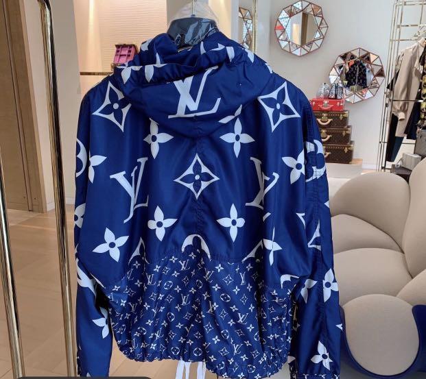 LOUIS VUITTON LV Scale Presbyterian Hooded Jacket For Blue 1A7SG