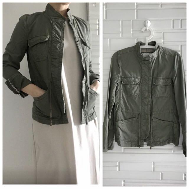 juniors army green jacket