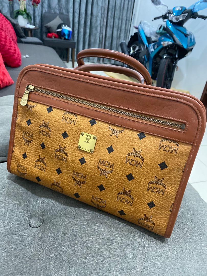 MCM CLUTCH BAG original Men s Fashion Bags Sling Bags on Carousell