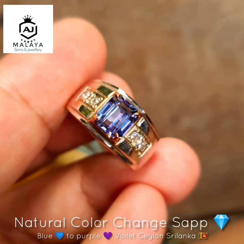 Natural Colour Change Sapphire Vintage Collectibles Vintage Watches Jewelry On Carousell
