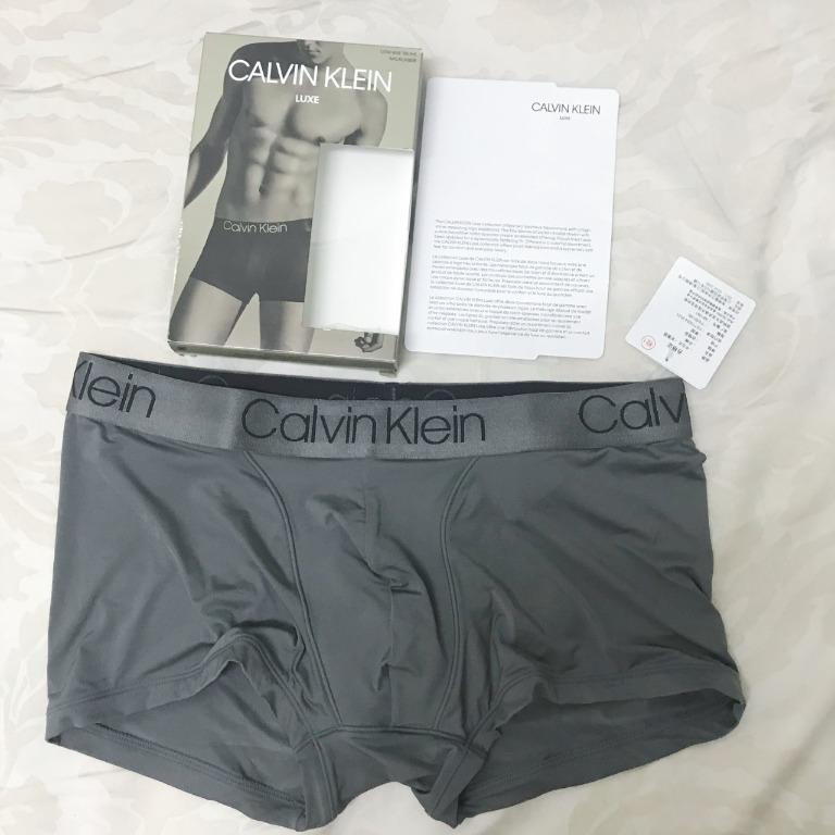 Grey calvin klein men's underwear hotsell