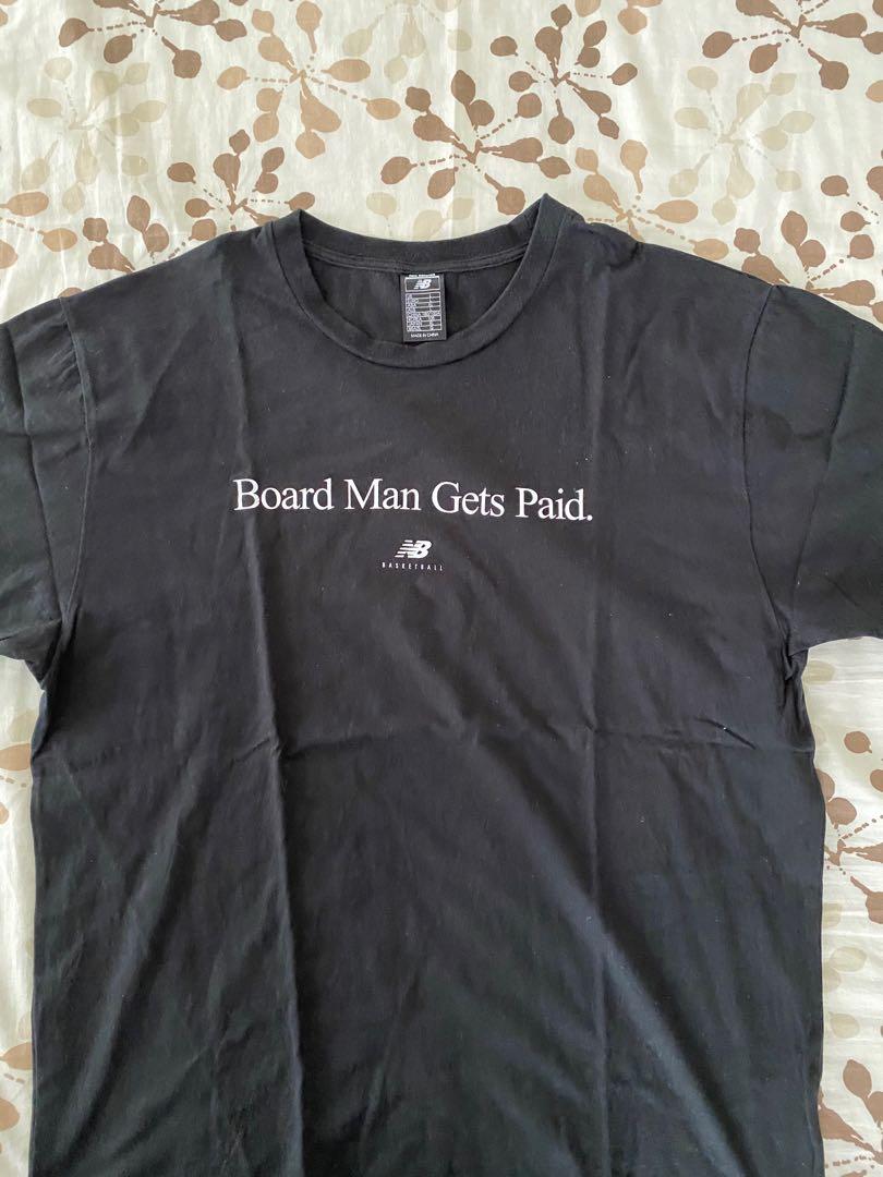 new balance board man gets paid shirt