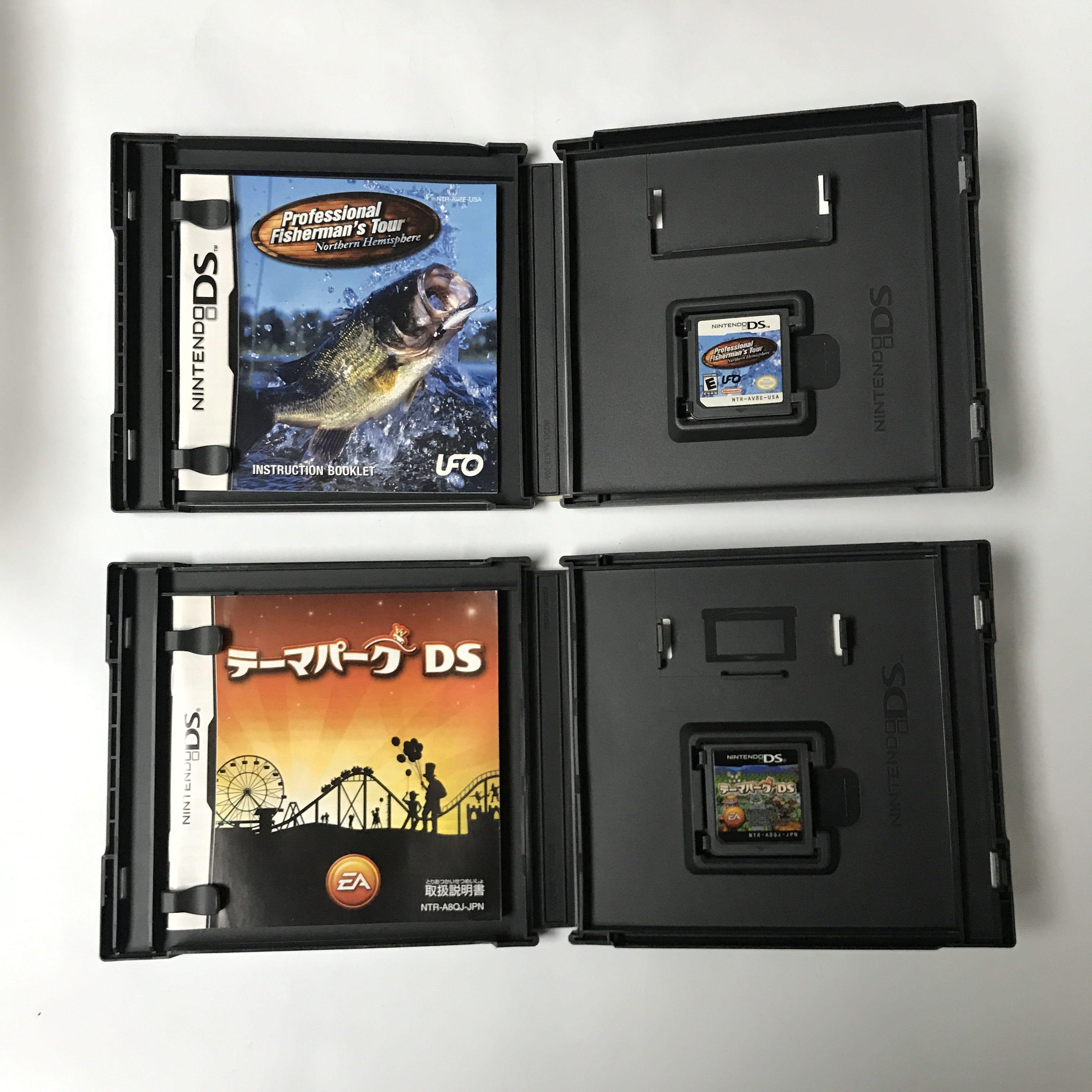 Nintendo DS Games (fishing/theme park), Video Gaming, Video Games