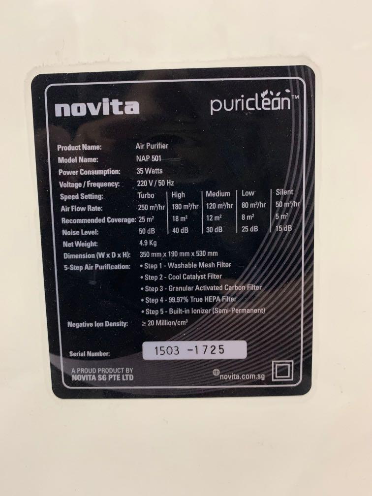 novita puriclean