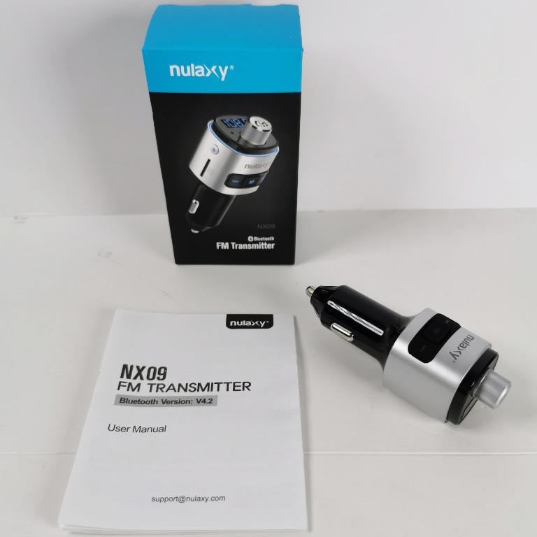 NULAXY NX09 BLUETOOTH FM TRANSMITTER