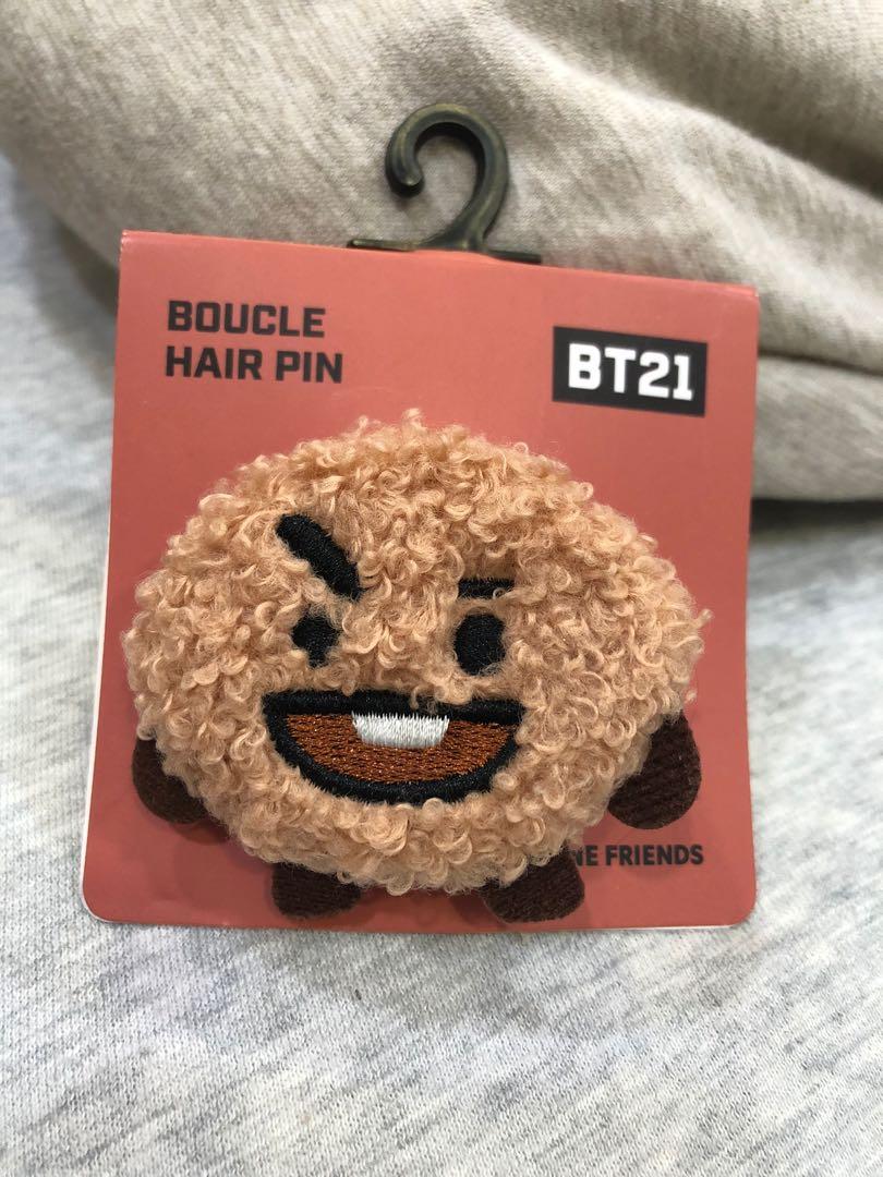 Official Bt21 Shooky Hair Boucle Pin | Bts Suga, Hobbies & Toys,  Memorabilia & Collectibles, K-Wave On Carousell