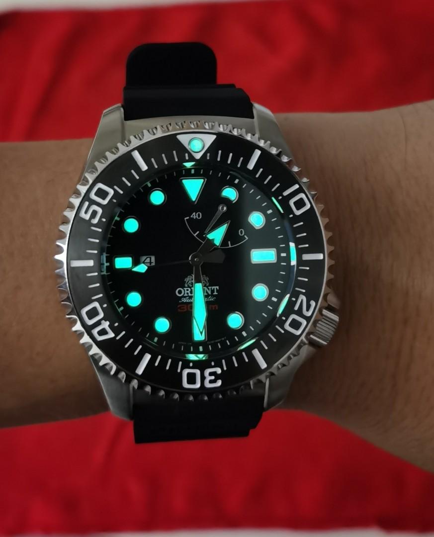Orient saturation diver, Luxury, Watches on Carousell