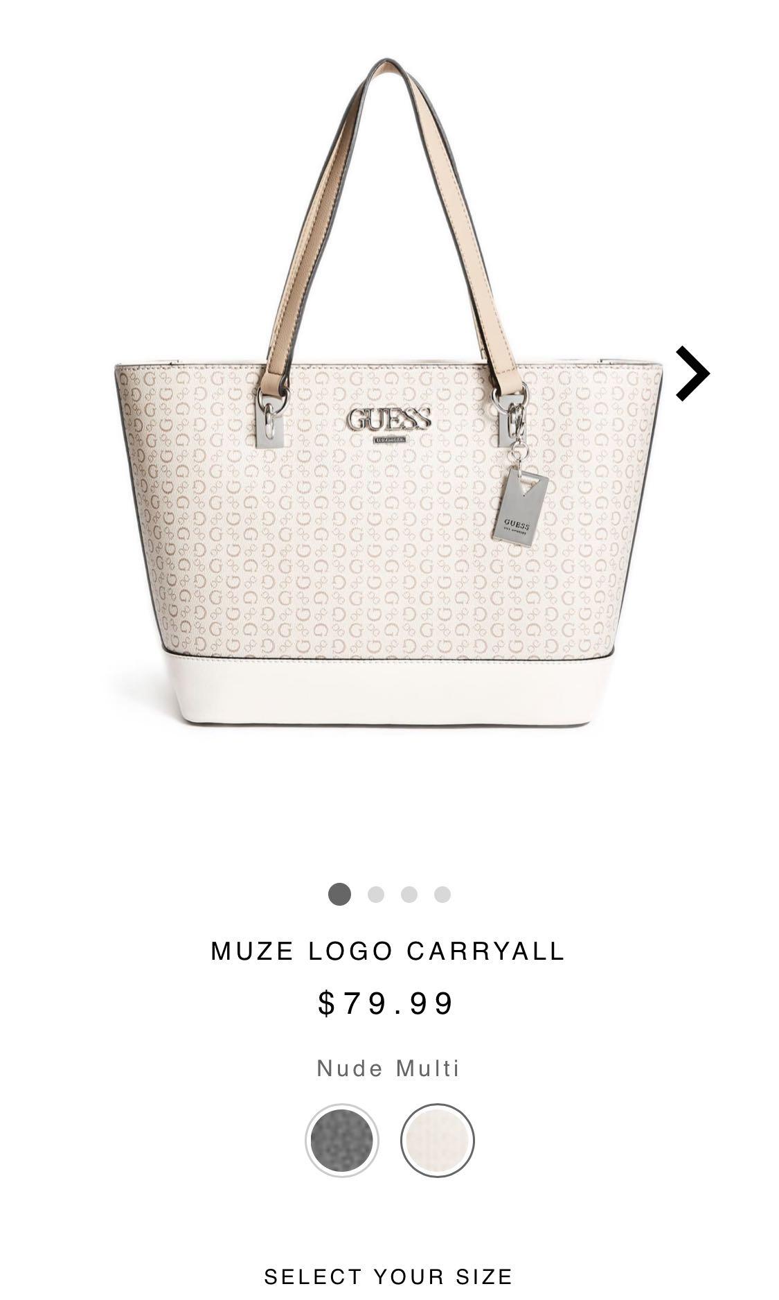 Guess muze sales logo carryall