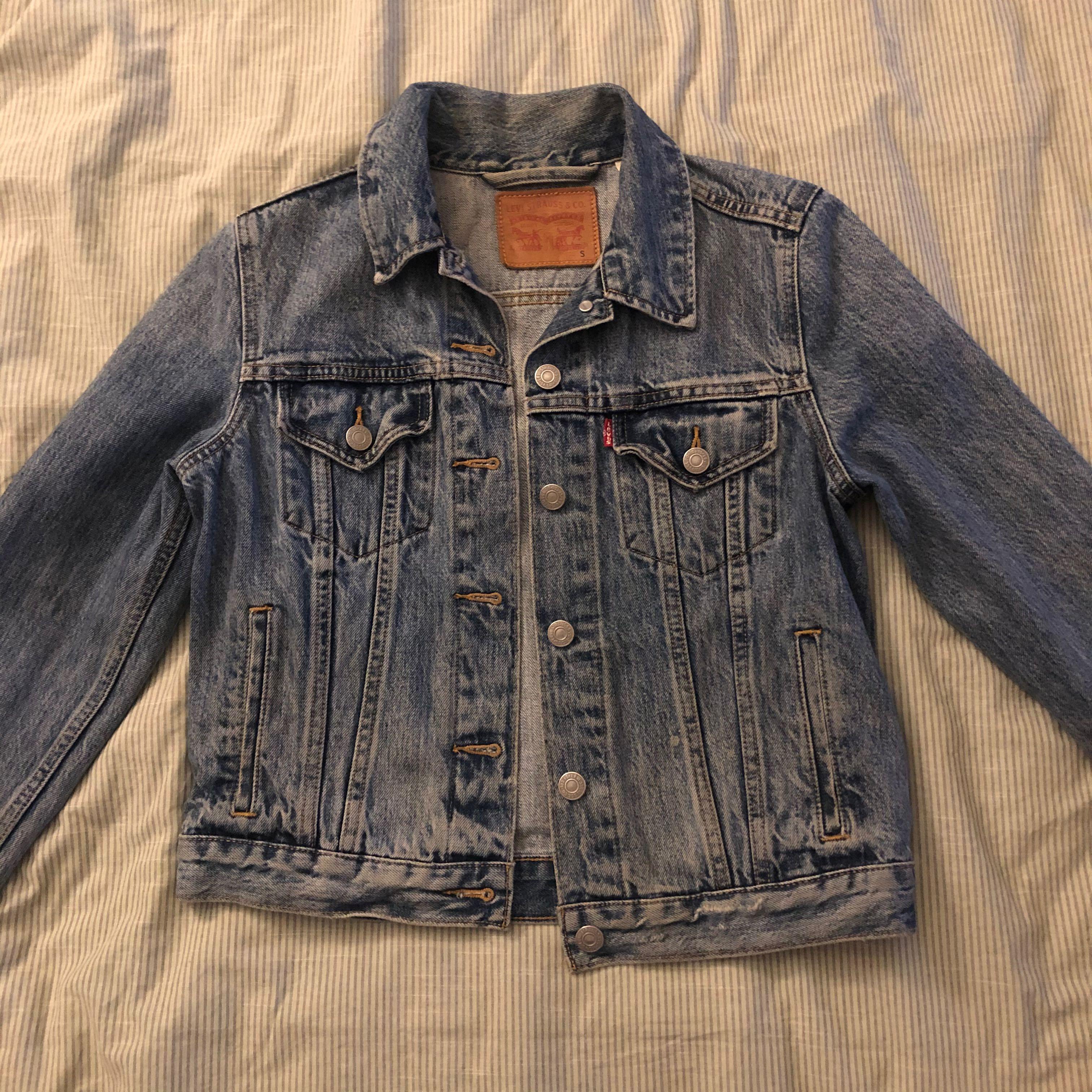 Jacket jeans levis clearance original