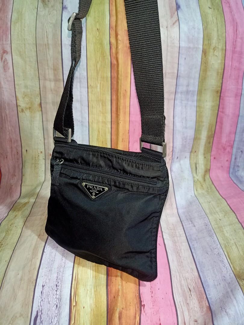 prada black sling bag