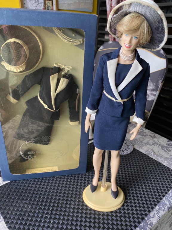 Princess Diana Doll Figure Mint In Her Blue Fashion Outfit Toys Games Bricks Figurines On Carousell
