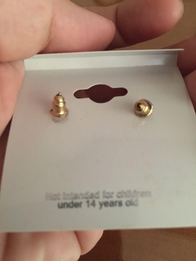 Rainbow crystal stud earrings sales