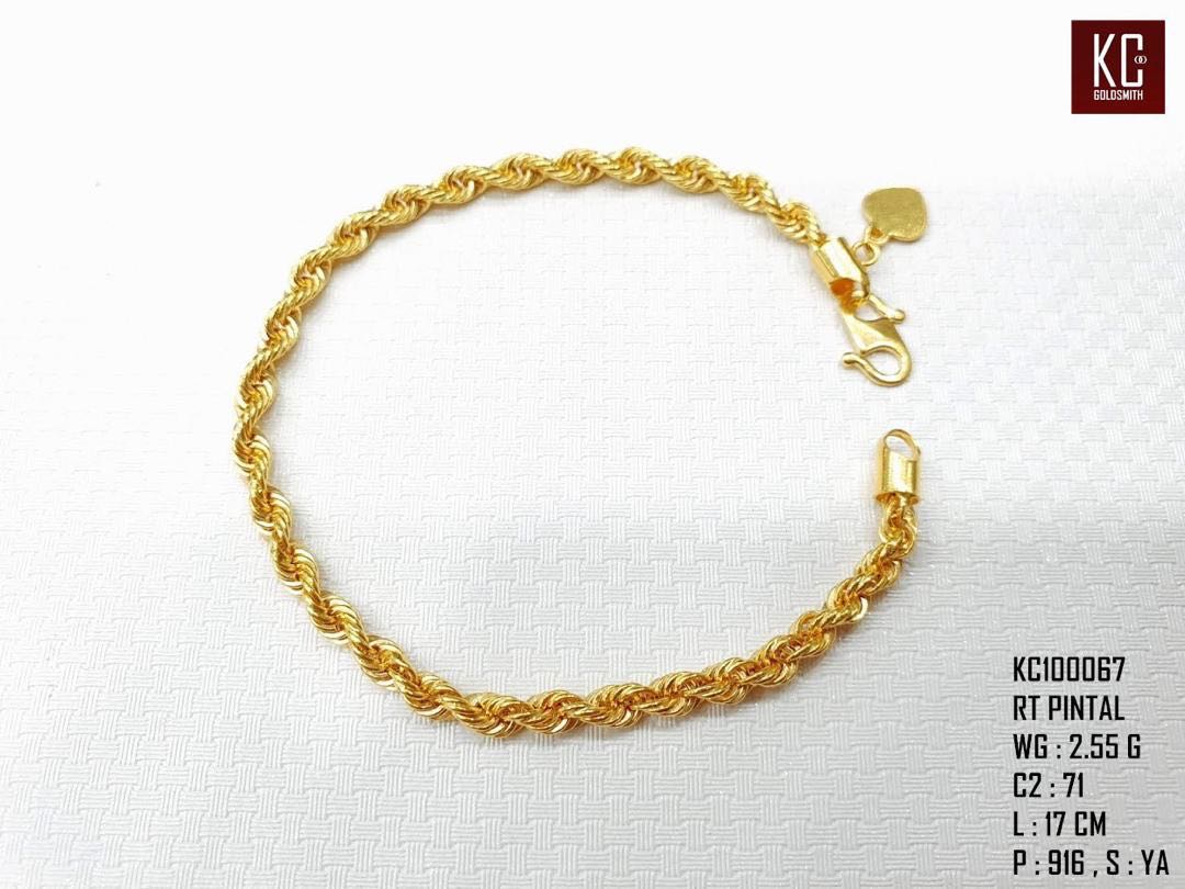 Rantai Tangan Pintal Budget Women S Fashion Jewellery On Carousell