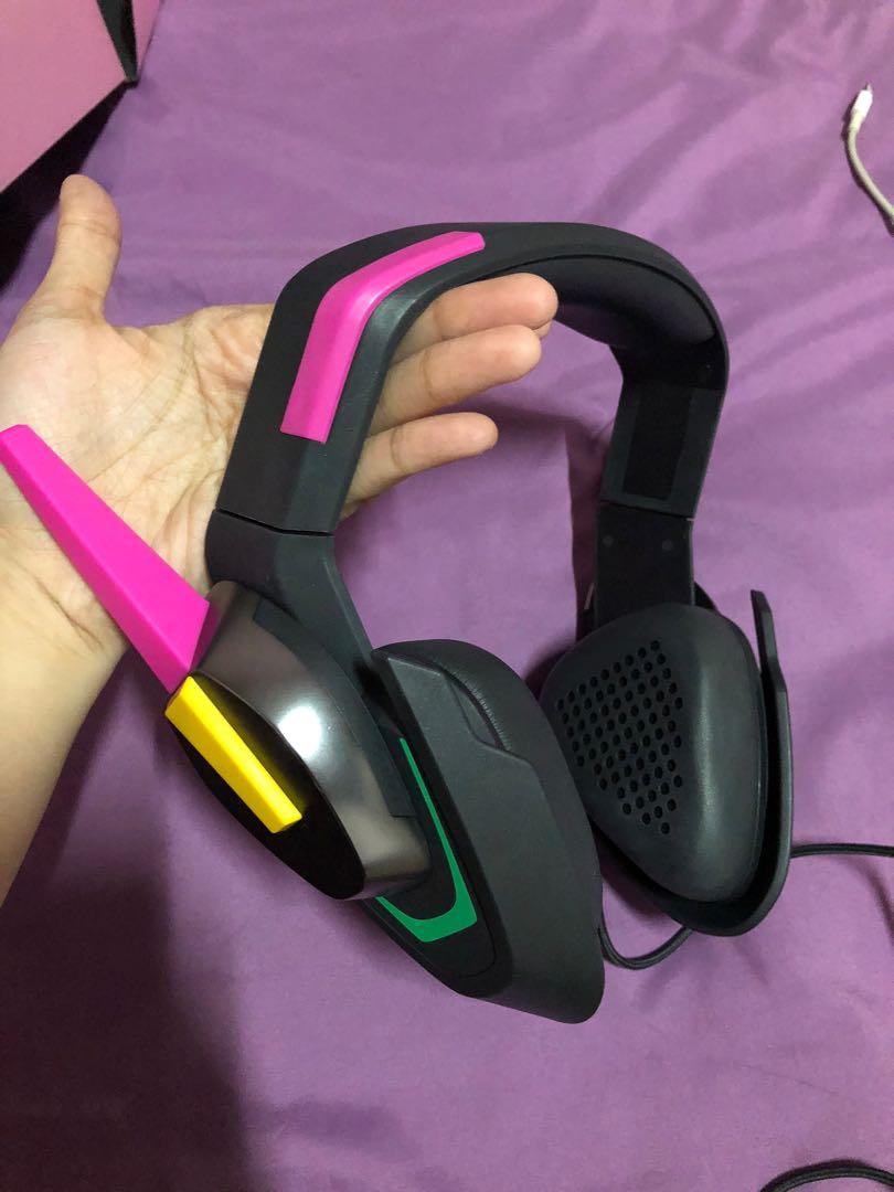 Razer Overwatch D.Va MEKA Analog Gaming Headset / Headphones, Video