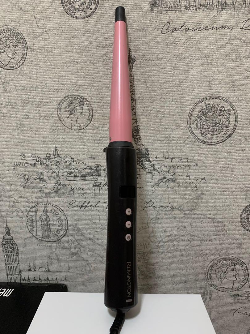 remington conical curling wand
