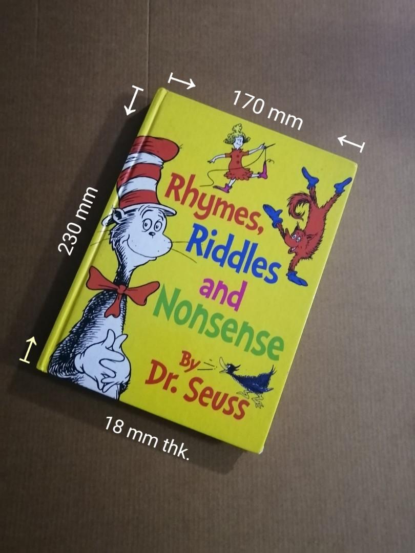 Rhymes, Riddles and Nonsense By Dr. Seuss, Hobbies & Toys, Books ...