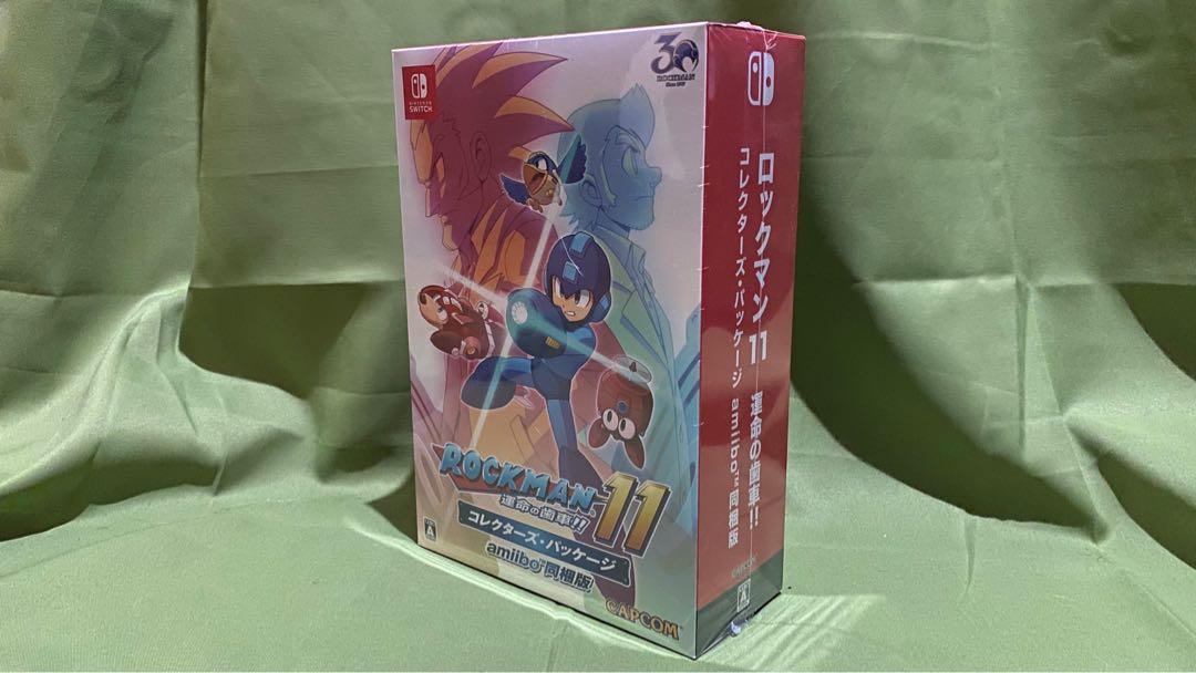 Complete Edition Rockman 11 Mega Man Gear of fate Nintendo Switch amiibo