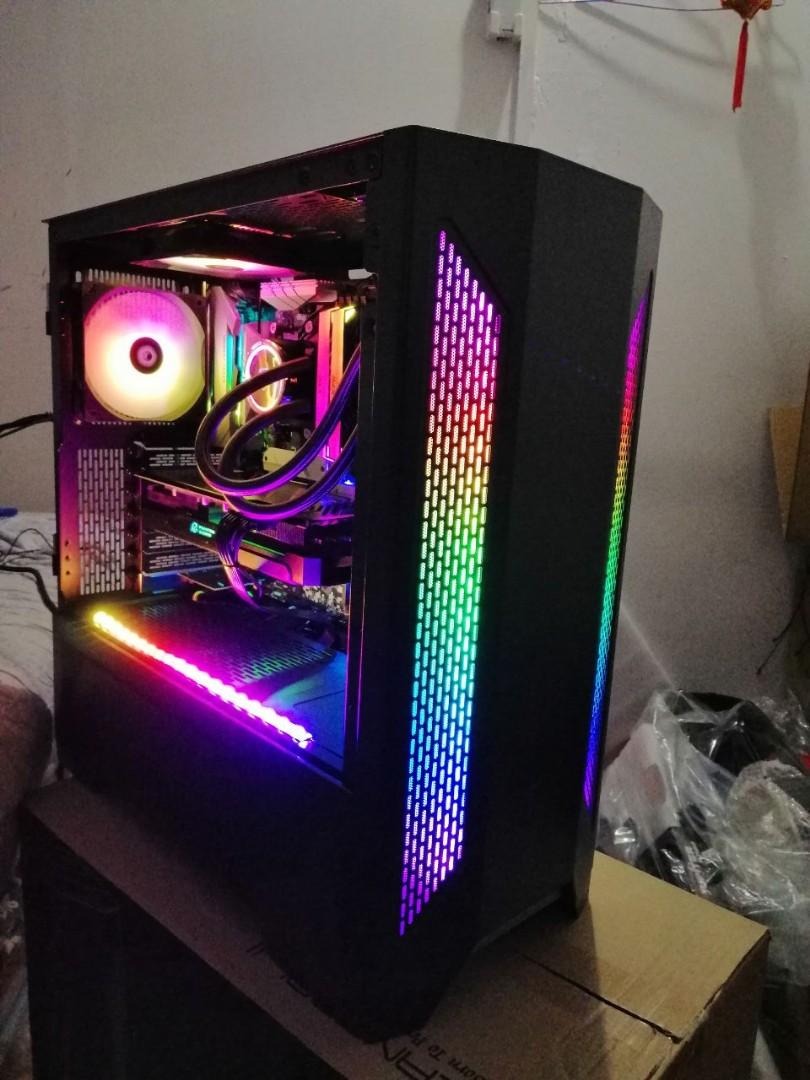 Ryzen 5 3600 Lancool II ARGB AIO Liquid Cooler Zotac RTX 2060 SUPER AMP