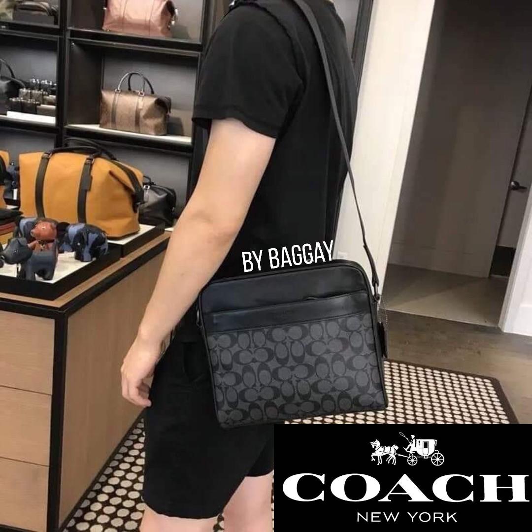 SALE Authentic Coach Sling Bag, Men&#39;s Fashion, Bags & Wallets, Sling Bags on Carousell