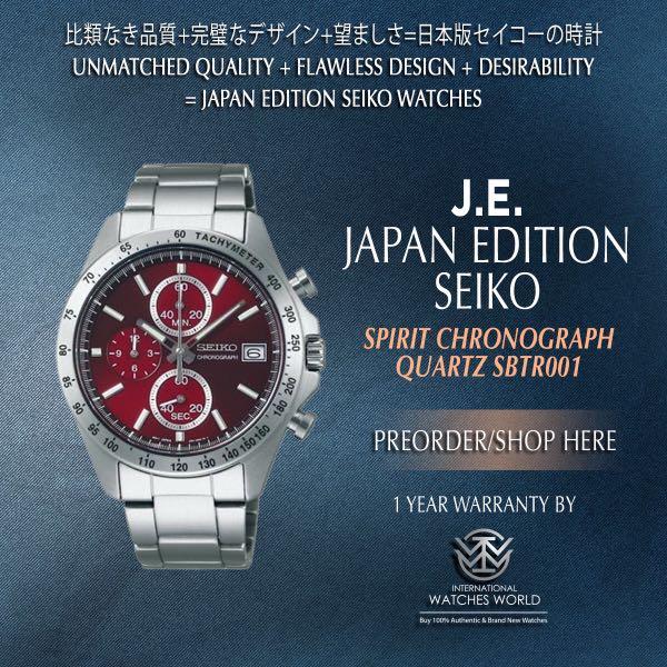 SEIKO JAPAN EDITION SPIRIT CHRONOGRAPH SBTR001 QUARTZ RED DIAL, Men's  Fashion, Watches & Accessories, Watches on Carousell