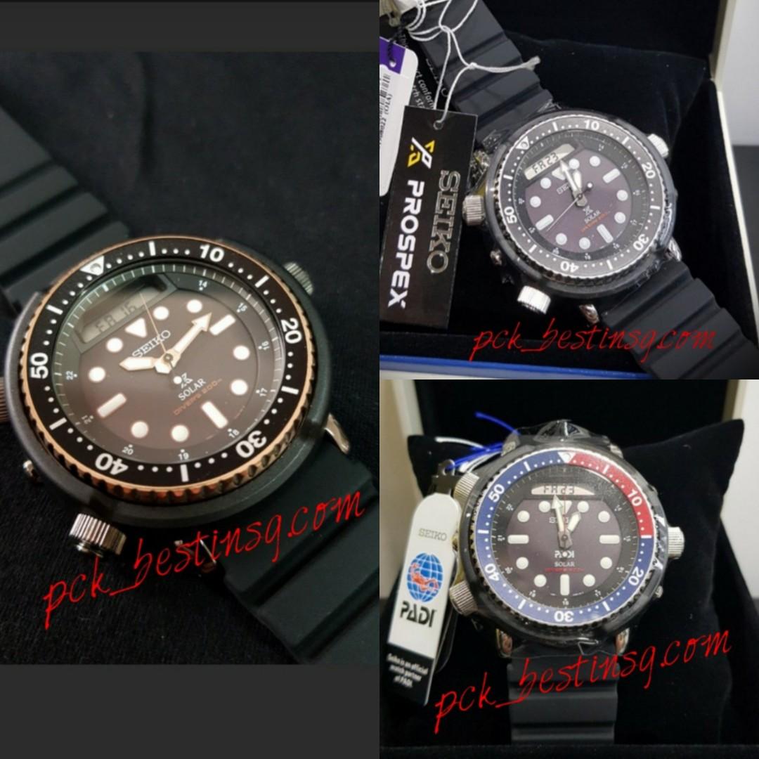 👍👍👍SEIKO PROSPEX Arnie SNJ025-SNJ025-P1,SNJ029-P1. BNIB 1 Year Agent   TO PURCHASE CUSTOM STEEL SHROUD @ BUNDLE DEAL!, Mobile  Phones & Gadgets, Wearables & Smart Watches on Carousell