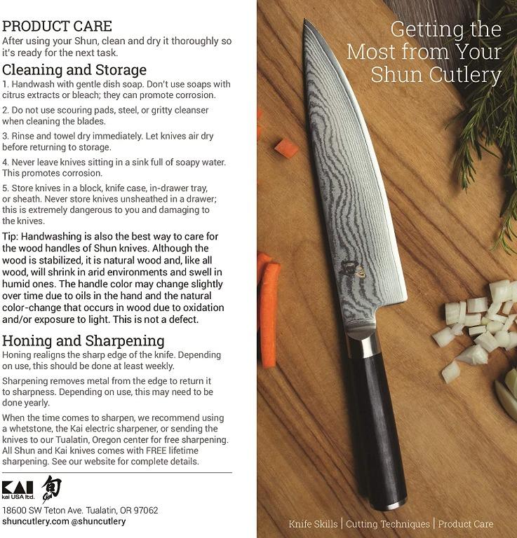 Shun Japan 7 Inch Japanese Classic Hollow Ground Santoku Professional Pro Chef Kitchen Knife Everything Else On Carousell
