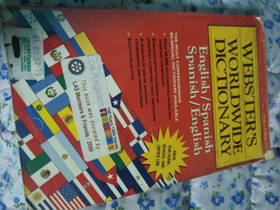Spanish English Dictionary Books Books On Carousell