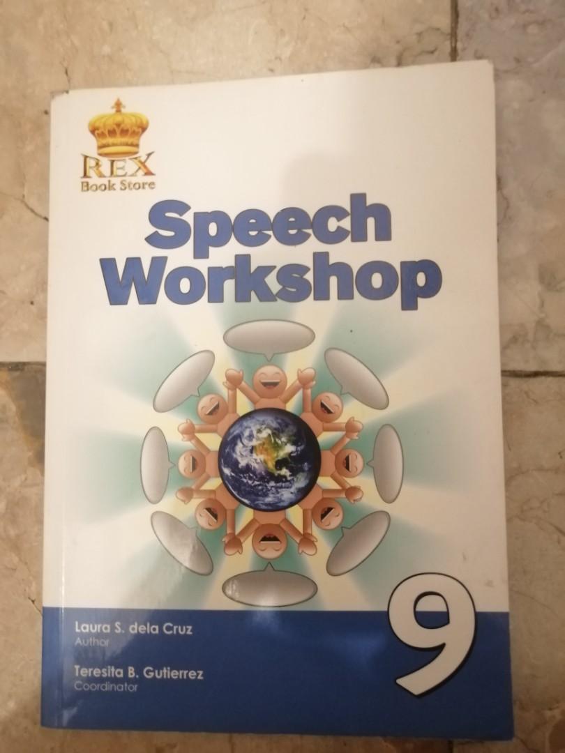 Speech Workshop 9 (Category: Textbooks) located in Manila. Submitted by katkatr01 (Listing ID 1013735021, Image 1). Description: Barely used.