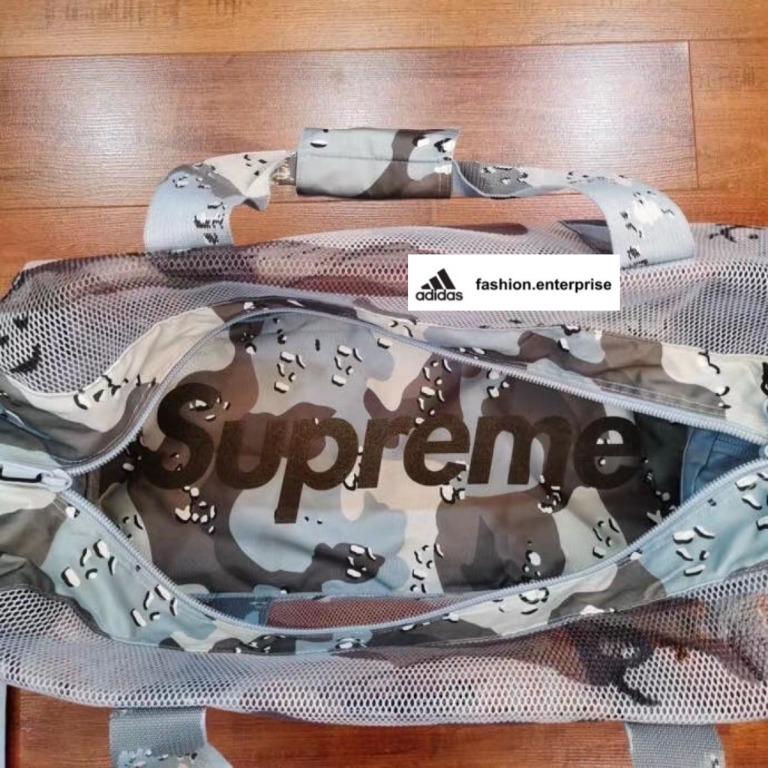 Supreme Big Duffle Bag (SS20) Blue Chocolate Chip Camo