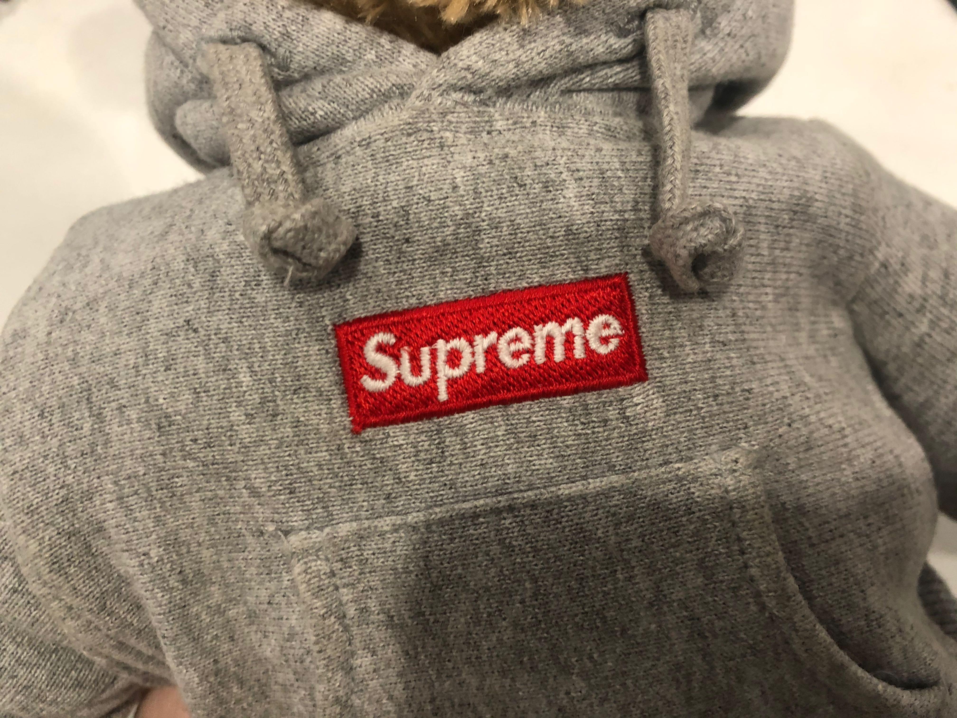 Supreme Steiff Bear Heather Grey - FW18 - US