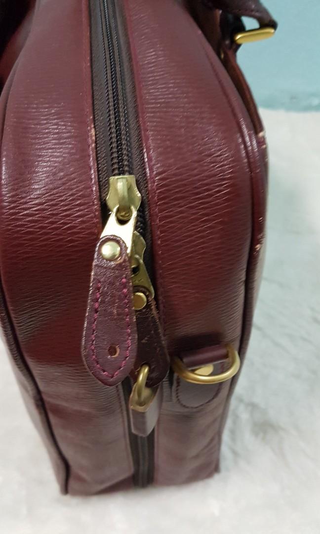 Tanizawa ginza leather briefcase