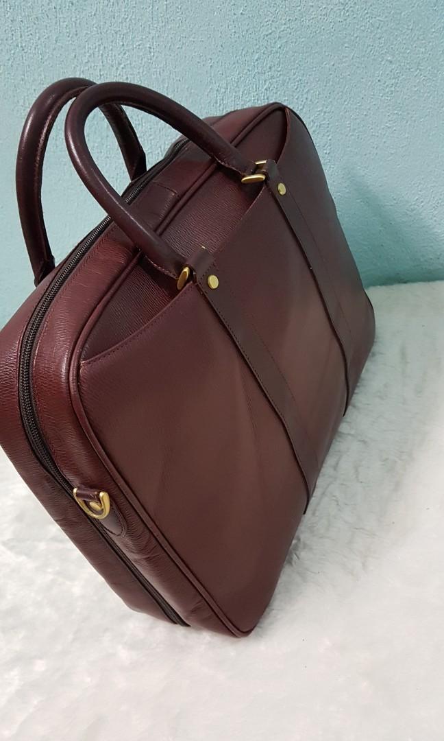 Tanizawa ginza leather briefcase
